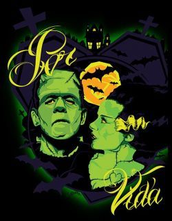 Frankenstein Art, Tatuaje A Color, Frankenstein's Monster, Classic Horror Movies, Lowbrow Art, Universal Monsters, Classic Monsters, Bride Of Frankenstein, Movie Monsters