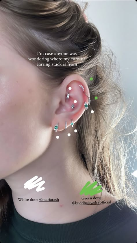 Piercings Brooke Monk, Brooke Monk Earrings, Brooke Monk Piercing, Brook Monk Ear Piercing, Ear Piercing Map, Brooke Monk Ear Piercings, Silver Ear Piercings, Brooke Monk, Earrings Piercings