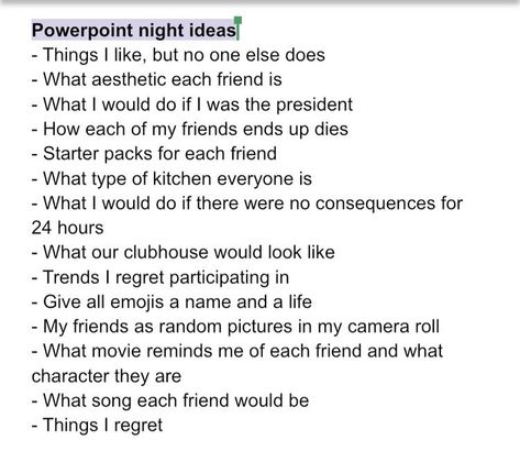 Friend Group Powerpoint Ideas, Funny Presentations For Friends, Things To Make A Powerpoint About, Powerpoint Friends Night, Slideshow Ideas Funny, Powerpoint With Friends Ideas, Funny Ppt Ideas, Friend Group Presentation Ideas, Friends Presentation Night Ideas