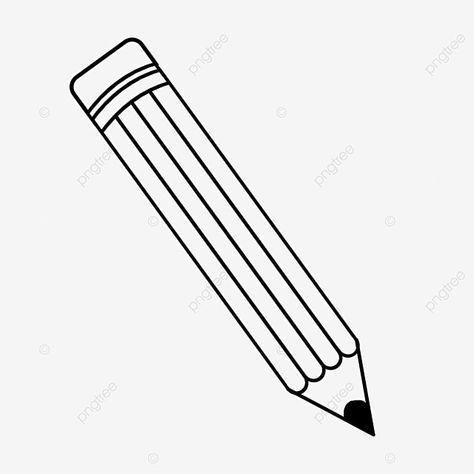 Pencil Clip Art Black And White, Pen And Pencil Drawings, Pencil Outline Drawings, Pencil Clipart Black And White, Cute Stickers Black And White, Pencil Images, Pen Pictures, Pen Clipart, Pencil Outline