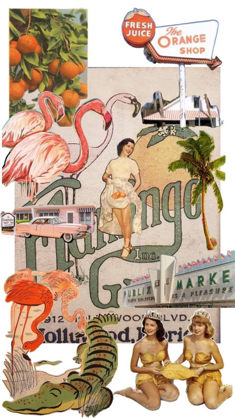 Old Florida style Old Florida Themed Party, Florida Old Money Aesthetic, Vintage Caribbean Aesthetic, Central Florida Aesthetic, Retro Florida Aesthetic, Florida Living Aesthetic, Old Miami Aesthetic, Florida Doodles, Florida Themed Party