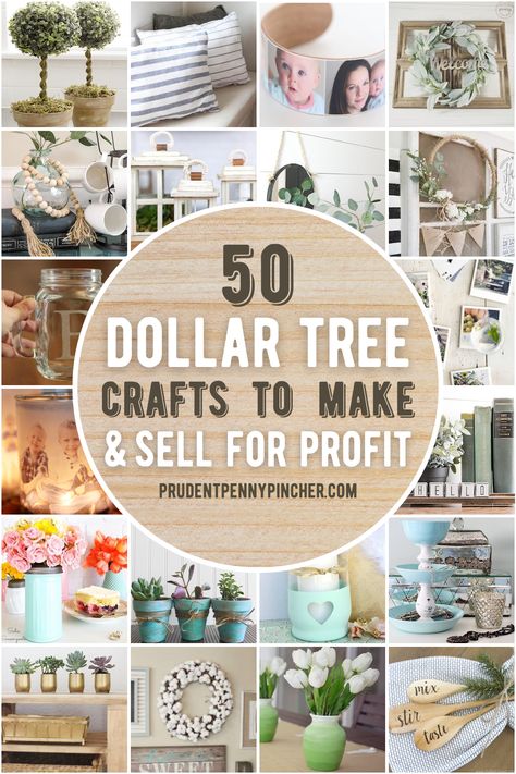 Create beautiful DIY Dollar tree crafts to sell for a profit with these craft ideas. From DIY Dollar store home decor ideas to dollar store gift ideas, there are plenty of dollar store crafts to choose from that will earn you some extra money. Dollar Store Gifts, Dollar Store Diy Projects, Diy Dollar Tree Decor, Dollar Tree Decor, Sell Diy, Dollar Tree Diy Crafts, Diy Dollar Store Crafts, Inspire Me Home Decor, Crafts To Make And Sell