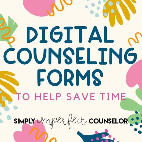 Digital Counseling Forms to Save Time Counseling Grad School, School Counselor Lesson Plans, Social Work Assessment Template, School Counselor Forms, School Counseling Elementary Career Lessons, School Counselor Planner, School Counselor Needs Assessment, Counseling Forms, School Counselor Lessons