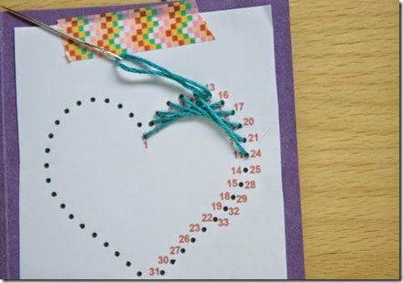 Paper Embroidery Tutorial, Valentines Day Cards Diy, Embroidery Cards Pattern, Embroidered Cards, Embroidered Paper, Stitching On Paper, Stitched Cards, Altenew Cards, Girl Guide