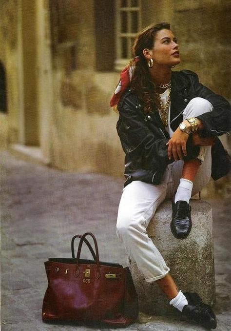 1990s Fashion 90s Style, 1990s Fashion Women, 80s Girl Fashion, Loafers Outfits, 90s Fashion For Women, Fashion 90s Style, 1980s Outfits, Nineties Fashion, Look 80s