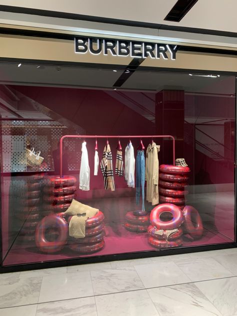 BURBERRY, Westfield Newmarket Shopping Centre, Broadway, Newmarket, New Zealand. “Summer Is Upon Us…” Uploaded, photo, pinned, post by Ton van der Veer. Store Design Interior, Design Store, Burberry, Van, Interior Design, Design