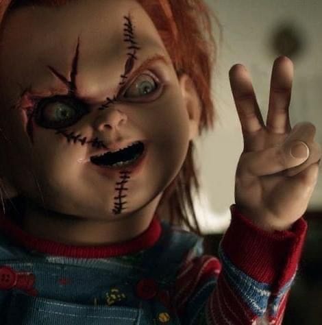 Scary Chucky, Chucky And Tiffany, Chucky Movies, Chucky Tiffany, Chucky Doll, Bride Of Chucky, Horror Movie Icons, Childs Play, Scary Movie