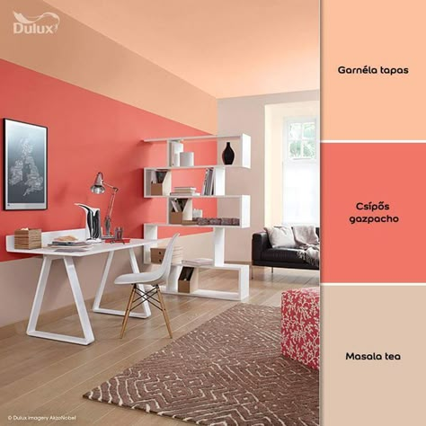 Wall Paint Colour Combination, Colorful Bedroom Design, Room Color Combination, Wall Color Combination, Living Room Wall Color, Farmhouse Living Room Furniture, Bedroom Color Combination, Interior House Colors, Room Wall Colors