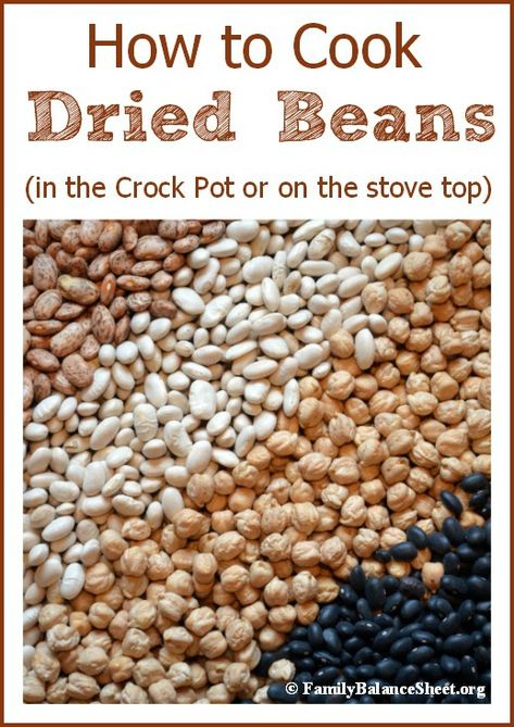 Beans In The Crock Pot, Cook Dried Beans, Slow Cooker Hacks, Recipes Cheesecake, Money Saving Recipes, Cooking Dried Beans, Living On A Dime, Dry Beans, Thrifty Thursday