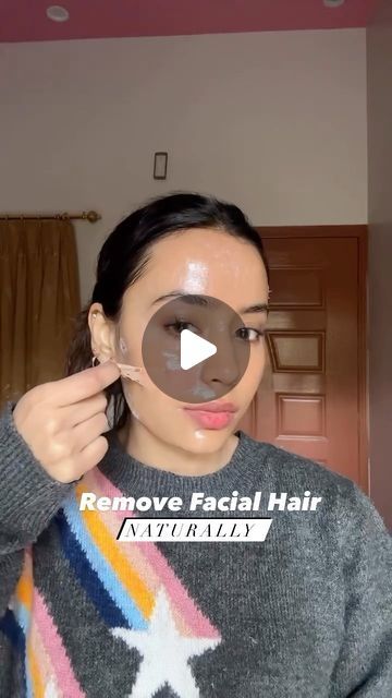 Eraj Zaidi on Instagram: "Remove Facial hair naturally ✨ NO MORE SHAVING ❌ - Not only does it effectively remove dead skin cells, but it also gets rid of unwanted facial hair, leaving your skin smooth and glowing. ✨ - INGREDIENTS:  Egg white Honey  . . . . . . . . . . . . . . . . . #diyskin #diymask #facialhair #exploremoreً  #homeremedies [diy skin care home remedies remove facial hair explore page glass skin viral reel diy mask ] #explorepageًًً #ᴇxᴘʟᴏʀᴇʀᴇᴇʟs #beautytipsandtricks #glassskin #clearskintips #glowyskingoals" Smooth Skin Remedies, Diy Facial Hair Removal, Natural Facial Hair Removal, Diy Makeup Remover, Skin Care Home Remedies, Face Hair Removal, Plant Vegetables, Hair Removal Diy, When To Plant Vegetables