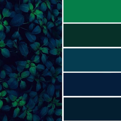 Deep Teal Green Color Palette, Royal Blue And Emerald Green Living Room, Emerald And Sapphire Color Palette, Navy Teal Green Color Palette, Teal Blue Green Color Palette, Viridian Bedroom, Dark And Neon Color Palette, Viridian Color Palette, Dark Green And Blue Color Palette