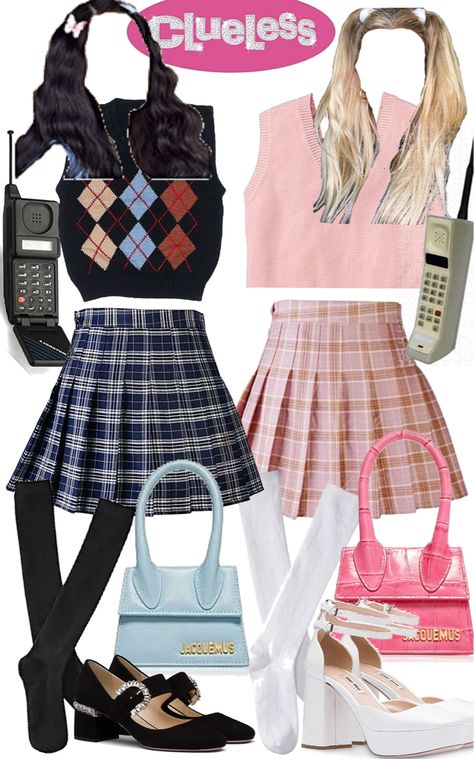 48 Clueless outfit ideas | #clueless Clueless Outfits Inspiration, Cher Clueless Outfit, Look 80s, Clueless Fashion, 90s Inspired Outfits, Clueless Outfits, Outfit 90s, 90s Fashion Outfits, 2000s Fashion Outfits