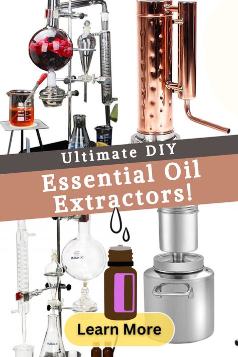 How To Extract Essential Oils, Diy Essential Oils How To Make, Distilling Essential Oils, Steam Distillation Essential Oils, Making Your Own Essential Oils, Making Essential Oils Diy, How To Make Essential Oils At Home, How To Make Essential Oils, Make Your Own Essential Oils