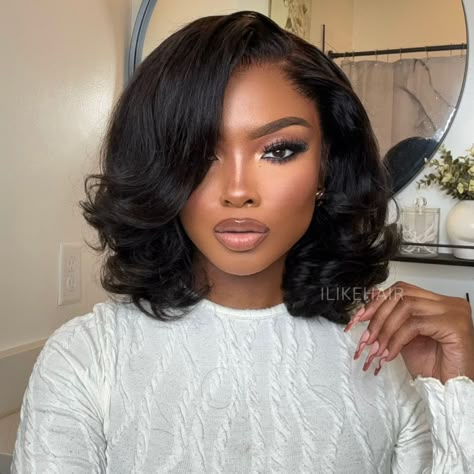 Burmese Hair, Short Hair Wigs, Short Bob Wigs, Hair Crush, Short Wigs, Hair Color For Black Hair, Wig Styles, Burmese, Bob Wigs