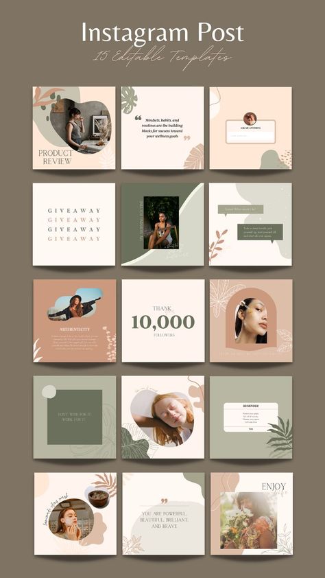 This design was made to create an aesthetically pleasing feed for your Instagram!
If you want to use this design or a similar one, please contact for more info:

camicaffe.creative@gmail.com | https://www.fiverr.com/share/7Kpd7E Social Branding Design, Creative Instagram Feed Layout, Instagram Feed Layout Design, Instagram Post Design Creative, Ig Feed Design, Instagram Feed Ideas Business, Instagram Posts Design, Instagram Feed Design, Instagram Grid Design