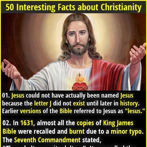 The Letter J, Fact Republic, History Facts Interesting, Bible Versions, Bible Facts, King James Bible, Bible Knowledge, Letter J, True Facts