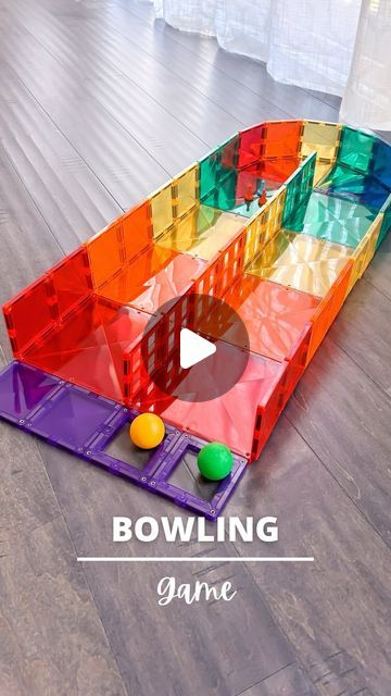 Alice | Magnetic Tiles Play Ideas on Instagram: "Want fun magnetic tile ideas without all the hassle? 📚Comment “IDEAS” to get my books for easy, creative builds!

#magnetictiles #kidsactivities #easyplayideas #pandamommyteacher #magnetictilescreations" Magnetic Building Toys, Comment Ideas, Bowling Lane, Magnet Tiles, Mini Cones, Grandma Ideas, Magna Tiles, Inside Games, Tiles Game