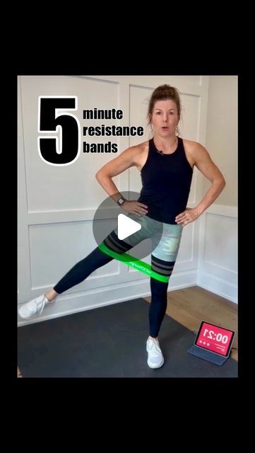 Workouts Using Bands, Resistance Band Leg Exercises, Exercise Bands Workout, Banded Leg Workout, Leg Band Workout, Loop Band Workout, Resistance Band Leg Workout, Band Workout Resistance, Exercise Band Workout