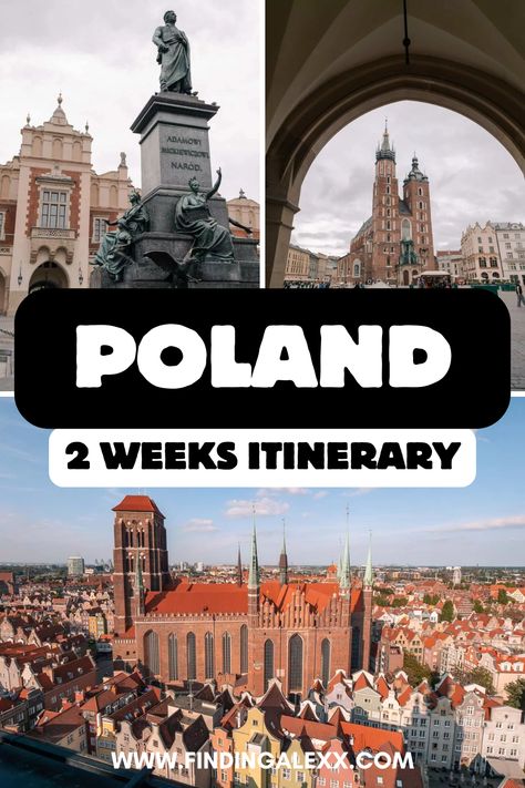 Experience the best of Poland with my detailed 2-week itinerary. Visit vibrant cities like Warsaw and Kraków, explore historical sites, and enjoy the scenic beauty of the Polish countryside. Poland Itinerary Travel, Poland Road Trip, Polish Aesthetic Poland, Poland Itinerary, Polish Countryside, Poland Trip, Poland Vacation, European Cities To Visit, Europe Road Trip