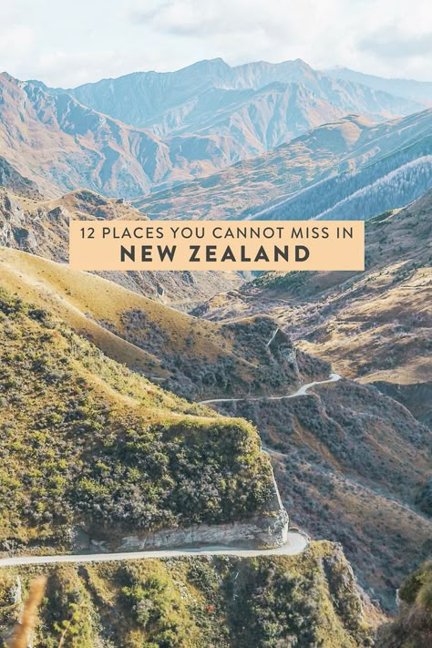 12 Places to Visit in New Zealand New Zealand North Island, New Zealand Itinerary, New Zealand Travel Guide, New Zealand Trip, Nz Travel, New Zealand Adventure, New Zealand Fashion, Lake Wanaka, Visit New Zealand