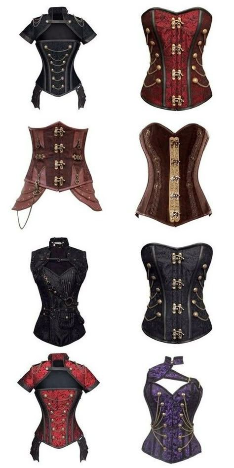 Steampunk Mode, Gothic Mode, Mode Steampunk, Maroon Outfit, Chique Outfits, Steampunk Diy, Steampunk Clothing, Gothic Outfits, Pinterest Fashion