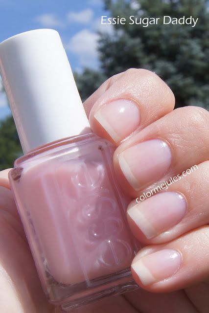 Essie: Sugar Daddy Sheer Nail Polish, Essie Nail Polish Colors, Sheer Polish, Sheer Nails, Essie Nail Colors, Pink Nail Polish, Essie Nail Polish, Essie Nail, Pink Nail