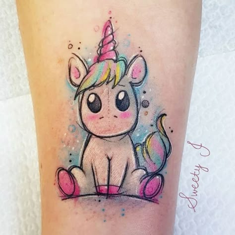 41 Magical Unicorn Tattoo Ideas - tattooglee Tattoo Planets, Unicorn Tattoo Designs, Jack Tattoo, Unicorn Tattoo, Sanskrit Tattoo, Unicorn Tattoos, Tattoo Trend, Geniale Tattoos, Tatuaje A Color