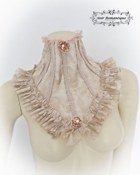 Corset Collar, Neck Corset, Corsets Vintage, Concept Design, Collar, Lace, Couture, Sewing, Trending Outfits