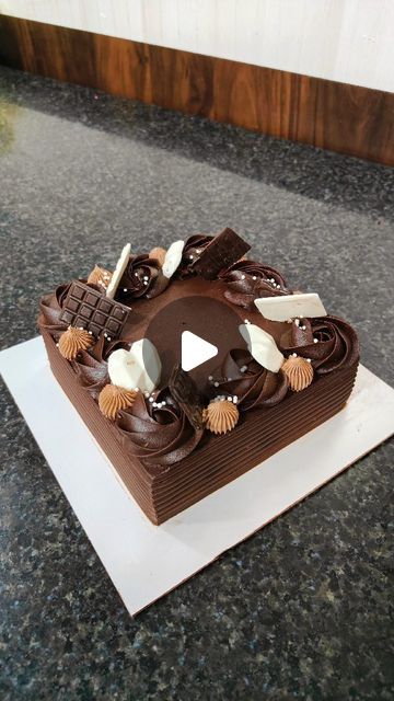 @santosh kumar on Instagram: "Chocolate truffle square cake decoration ideas #chocolatesquarecake #cakedecorating #chocolatetrufflecake #squarecakedesign #cake #reels #viralreels #trending #instagram" Chocolate Square Cake Decorating Ideas, Square Cake Decoration, Truffle Cake Decoration, Chocolate Truffle Cake Designs, Square Cake Decorating Ideas, Cake Reels, Square Cake Design, Truffle Cake, Chocolate Truffle Cake