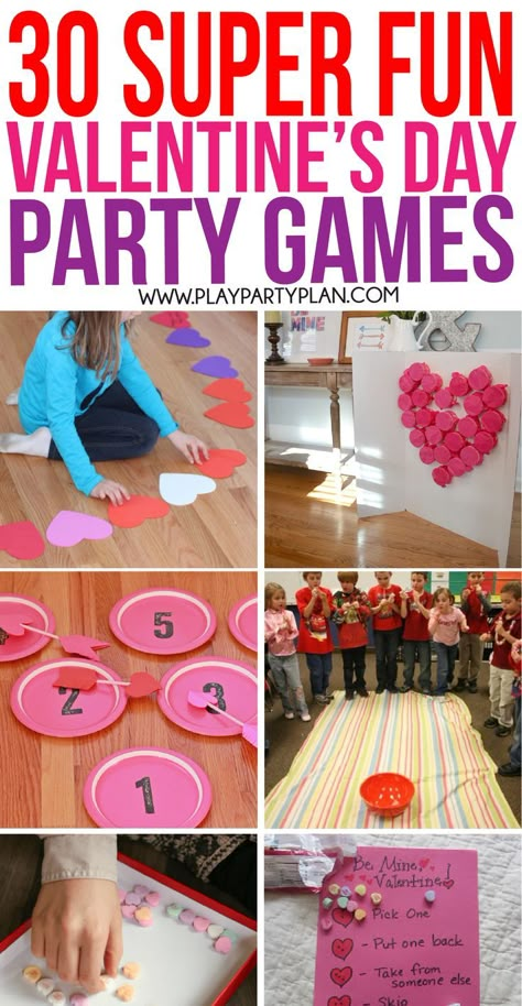 30 of the best Valentine’s Day games including ones for kids, for adults, for teens, and even specific for couples! These games are perfect for classroom parties, for church, or even for work parties! And even ones that use Hershey’s kisses! Toddler Valentines Day Games, Minute To Win It Games For Kids Valentines, Easy Valentines Day Activities For Kids, Hands On Valentines Day Activities, 3rd Grade Valentine Party Crafts, Games For Valentines Day For Kids, Toddler Valentine Party Games, Valentine's Day Games For Kids Classroom, Valentine’s Day Fun For Kids