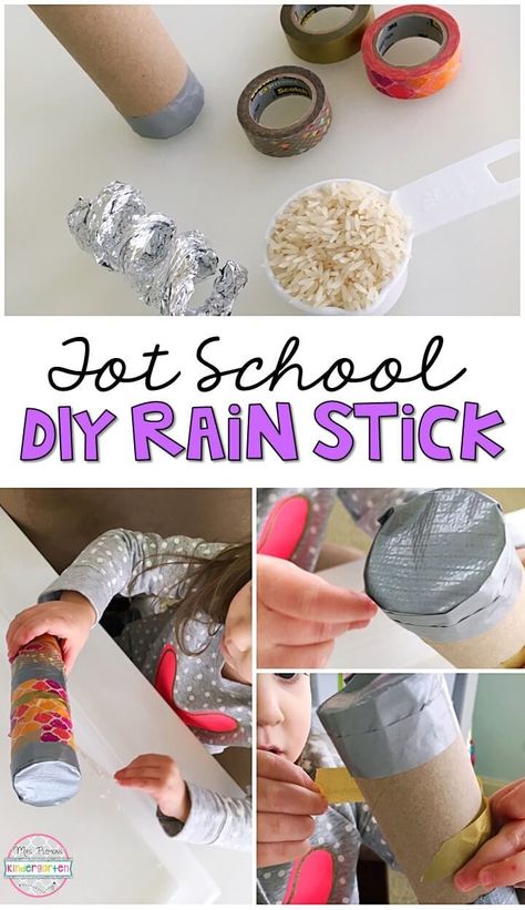 Diy Rain Stick, Rain Stick Crafts, Naidoc Week Activities, Weather Activities Preschool, Preschool Music Activities, Music Activities For Kids, Preschool Weather, Motor Art, Rain Sticks