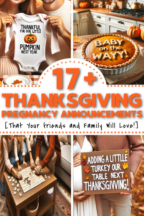 Are you looking for creative Thanksgiving pregnancy announcements? We've got 17+ Unique Thanksgiving pregnancy reveal ideas that your friends and family will love! Thanksgiving pregnancy reveal t-shirt ideas for couples and Thanksgiving pregnancy announcements photo shoot ideas! Thanksgiving pregnancy announcement food ideas for a tasty and memorable reveal. Tell Family Pregnant, Pregnancy Reveal Ideas, Pregnacy Announcement, Pumpkin Pregnancy Announcement, Thanksgiving Baby Announcement, Big Brother Pregnancy Announcement, Traveling Pregnant, Thanksgiving Pregnancy Announcement, Pregnancy Announcement Ideas