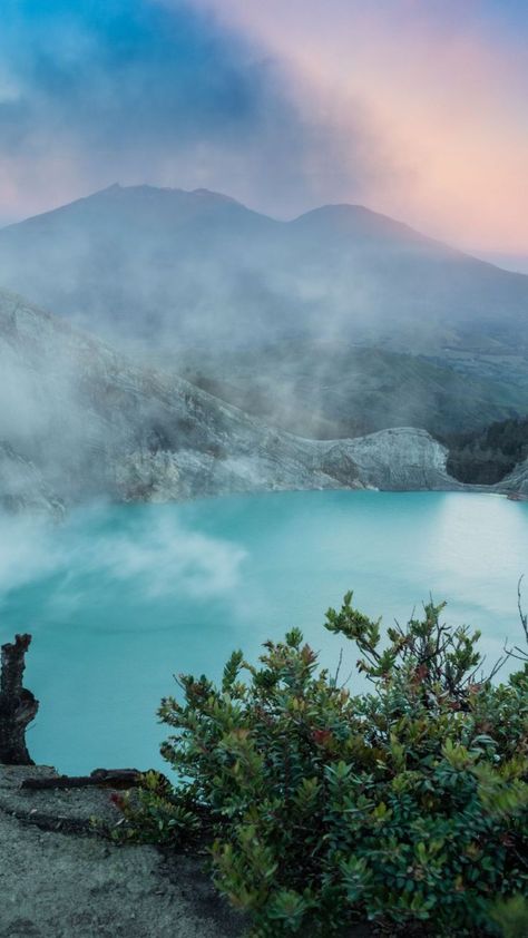 Mount Ijen Kawah Ijen, Relaxing Music, Tourist Attraction, Places To Visit, Indonesia, Natural Landmarks, Water, Music, Travel