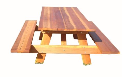 Diggory Rectangular Outdoor Dining Set Wood Picnic Table, Outdoor Meals, Wood Lumber, Douglas Fir Wood, Small Woodworking Projects, Into The Wood, Outdoor Picnic Tables, Wood Plans, Fir Wood