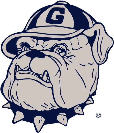 Georgetown Hoyas. Sick Bulldog Logo Sunflower Tattoo Sleeve, Georgetown Hoyas, Georgetown University, Football Team Logos, Word Mark Logo, Logo Project, Virtual Museum, College Logo, Sports Logos