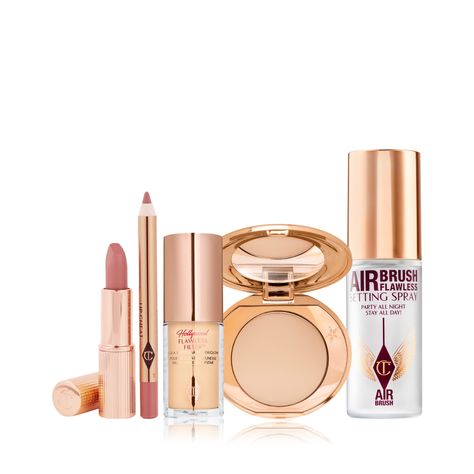 Makeup Presents Gift, Charlotte Tilbury Travel Size, Charlotte Tilbury Makeup Set, Beauty Christmas Gifts, Plouise Makeup Products, Mini Makeup Products, My Wishlist Ideas, Mini Charlotte Tilbury, Expensive Makeup Products