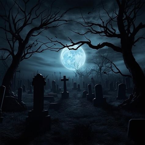 Scary Backgrounds Aesthetic, Dark Background Landscape, Dark Scary Background, Graveyard Pictures, Horror Backgrounds, Cemetery Background, Witchy Background, Scary Cemetery, Graveyard Background