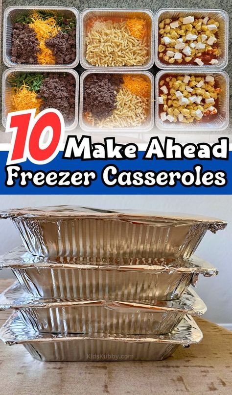 10 Make Ahead Freezer Meals For Busy Parents Cheap Make Ahead Freezer Meals, Freezer Prep Meals Make Ahead, Meal Prep Freezer Meals For Two, Meal Prep Dinner Ideas Freezer Recipes Dinners, Frozen Make Ahead Meals Dinners, Pre Made Frozen Meals Dinners, Scalloped Potatoes Freezer Meal, Frozen Dinner Ideas Make Ahead, Easy Frozen Dinners Freezer Meals