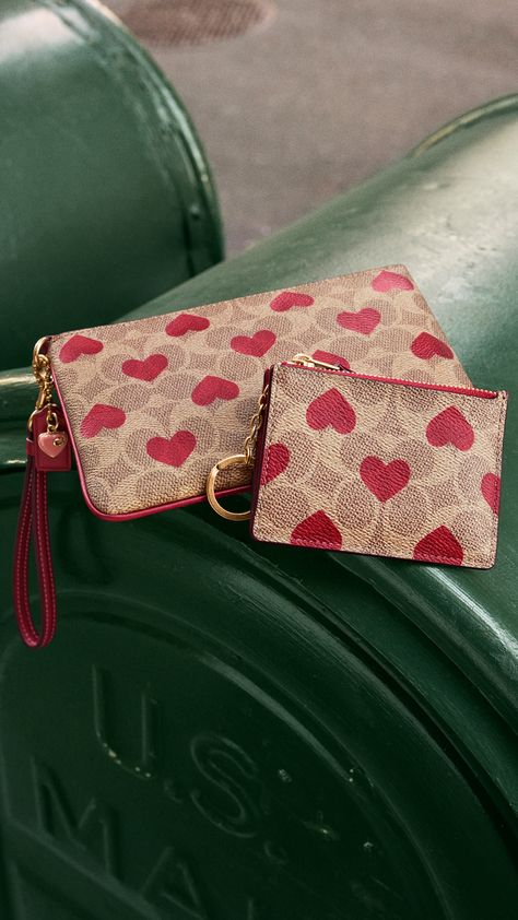 Coach Valentines Collection, Coach Shop, Luxury Purses, Valentine Day Gifts, Valentines Day, Valentines, Red, Gifts, How To Wear