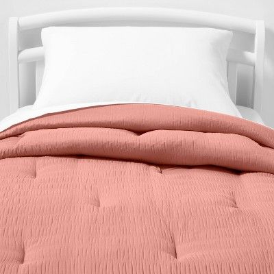 Read reviews and buy Toddler Seersucker Comforter Set Rose Pink - Pillowfort™ at Target. Choose from contactless Same Day Delivery, Drive Up and more. Pink Toddler Bed, Texas Bedroom, Toddler Bed Girl, Toddler Comforter, Pink Comforter, Kids Comforters, Girls Bedding Sets, Toddler Bed Set, Simply Shabby Chic