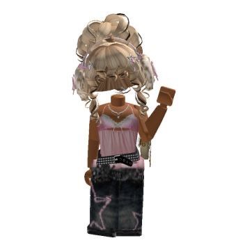 Y2k Hello Kitty Roblox Outfits, Y2k Pink Roblox Avatars, Pink Y2k Roblox Avatar, Trashy Y2k Roblox Avatar, Y2k Grunge Roblox Avatars, Y2k Avatar Roblox Girl, Roblox Avatars Hello Kitty, Roblox Avatars Bloxburg, Roblox Streetwear Outfits