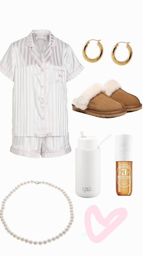 Peter Alexander outfit #outfitinspo #peteralexander #pyjamas #uggs Peter Alexander Pyjamas, Peter Alexander Silk Pyjamas, White Peter Alexander Pjs, Pajamas Peter Alexander, Peter Alexander Pajamas Silk Aesthetic, Peter Alexander Aesthetic, Peteralexander Pjs, Peter Alexander Pajamas Silk, Silk Pyjama Outfit