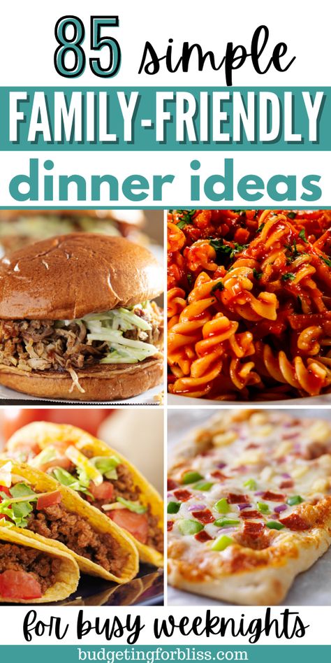 Easy Dinner Plans, Simple Dinner Ideas, Weekly Dinner Menu, Easy Delicious Dinners, Lazy Dinners, Meal Planning Menus, Budget Friendly Dinner, Crockpot Healthy, Cheap Easy Meals