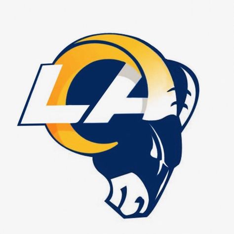 La Rams Logo, La Rams Football, Los Angeles Rams Logo, Nfl Team Colors, Nfl Rams, Football Coloring Pages, Football Team Names, Rams Logo, Ram Wallpaper