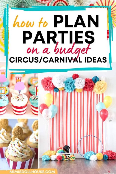 Step Right Up for a Dumbo inspired Carnival Party! Bright colored circus print, delicious peanuts and the chance to celebrate everyone's favorite little elephant? Celebrate your next birthday or movie night with some adorable Dumbo party ideas! This Carnival themed party is sure to excite and inspire! Grab your favorite feather and fly on into this Dumbo themed event! #dumbo #partyideas #carnival #carnivalpartysupplies #carnivalparty #dumboparty #elephant #circus #movienight Carnival Themed Party For Adults, Carnival Third Birthday Party, Carnival Birthday Party Activities, Diy Carnival Party Ideas, Circus Gender Reveal Party, Carnival Graduation Party Ideas, 3 Ring Circus 3rd Birthday Party, Circus Food Party, Circus Birthday Party Food