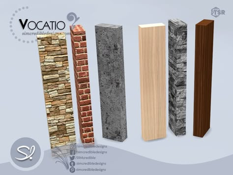 House Pillars, Sims Baby, Decorative Columns, Sims 4 House Building, Sims 4 Cc Furniture, Sims Hair, Sims 4 Build, Sims Community, Sims 4 Houses