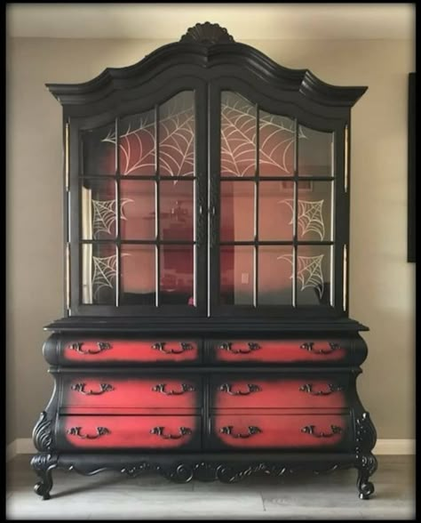 Goth Furniture, Red Vampire, Gothic Decor Bedroom, Goth Gifts, How To Impress, Gothic Furniture, Dark Home Decor, Goth Home, Goth Home Decor