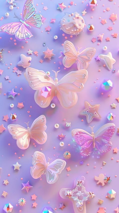 Diy Wallpaper Ideas Iphone, Pink And Purple Wallpaper Iphone, Colorful Butterfly Wallpaper, Phone Wallpaper Butterfly, Funky Wall Paint, Funky Wall Paint Ideas, Butterfly Iphone Wallpaper, Butterfly Phone Wallpaper, Rainbow Wallpaper Backgrounds