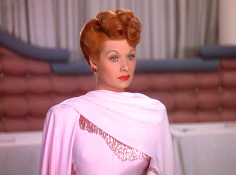 Gods and Foolish Grandeur: The most famous henna rinse Marry For Money, Lucy And Ricky, Pink Evening Gowns, Classic Movie Stars, Musical Comedy, Old Hollywood Stars, Classic Actresses, Lucille Ball, Love Lucy