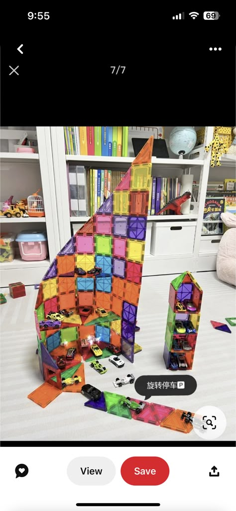 Magnatile Ideas Animals, Magna Tile Castle, Cool Magnatile Builds, Things To Make With Magnatiles, Things To Build With Magnatiles, Magnetiles Builds, Picasso Tiles Building Ideas, Magnatiles Ideas For Kids, Magnet Tiles Building Ideas